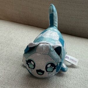 Aphmau MeeMeows Plush Blue Diamond Cat